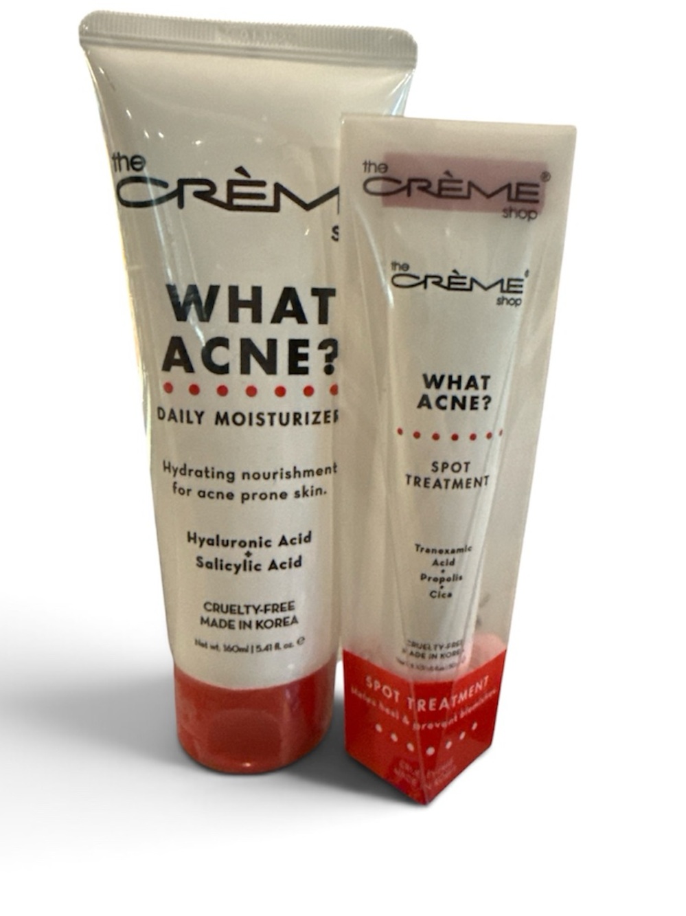 What Acne? Daily Moisturizer & Spot Treatment & Spot Treatment